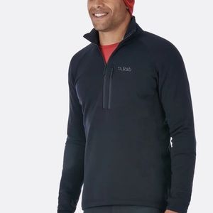 Rab Men's Power Stretch Pro Pull-On in Black.